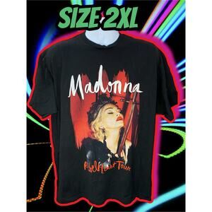 Madonna Rebel Heart Tour 2015 Concert T-Shirt Tultex Size 2XL